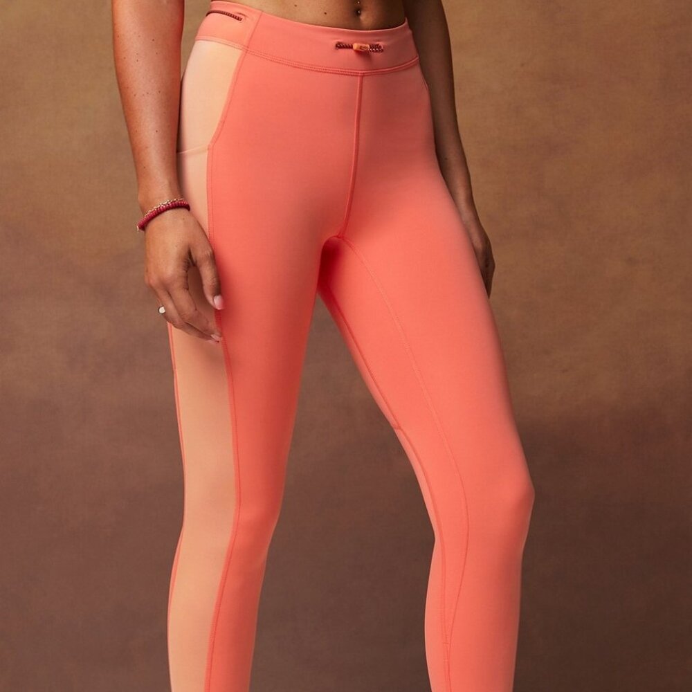 Orange Fabletics Motion365+ High-Waisted Bungee Legging